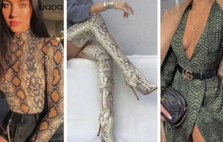 snake-print clothes